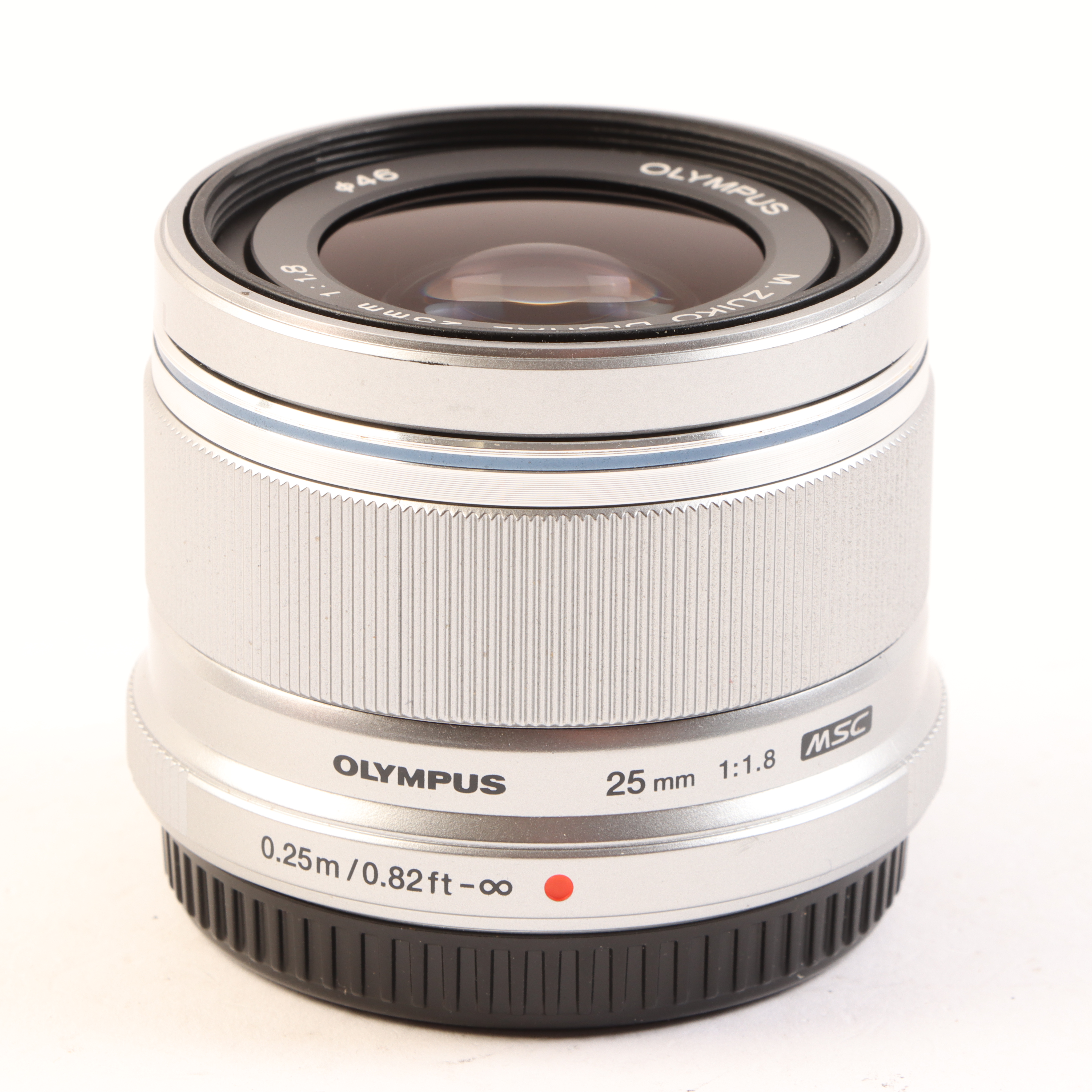 USED Olympus M.Zuiko Digital 25mm f1.8 Lens - Silver