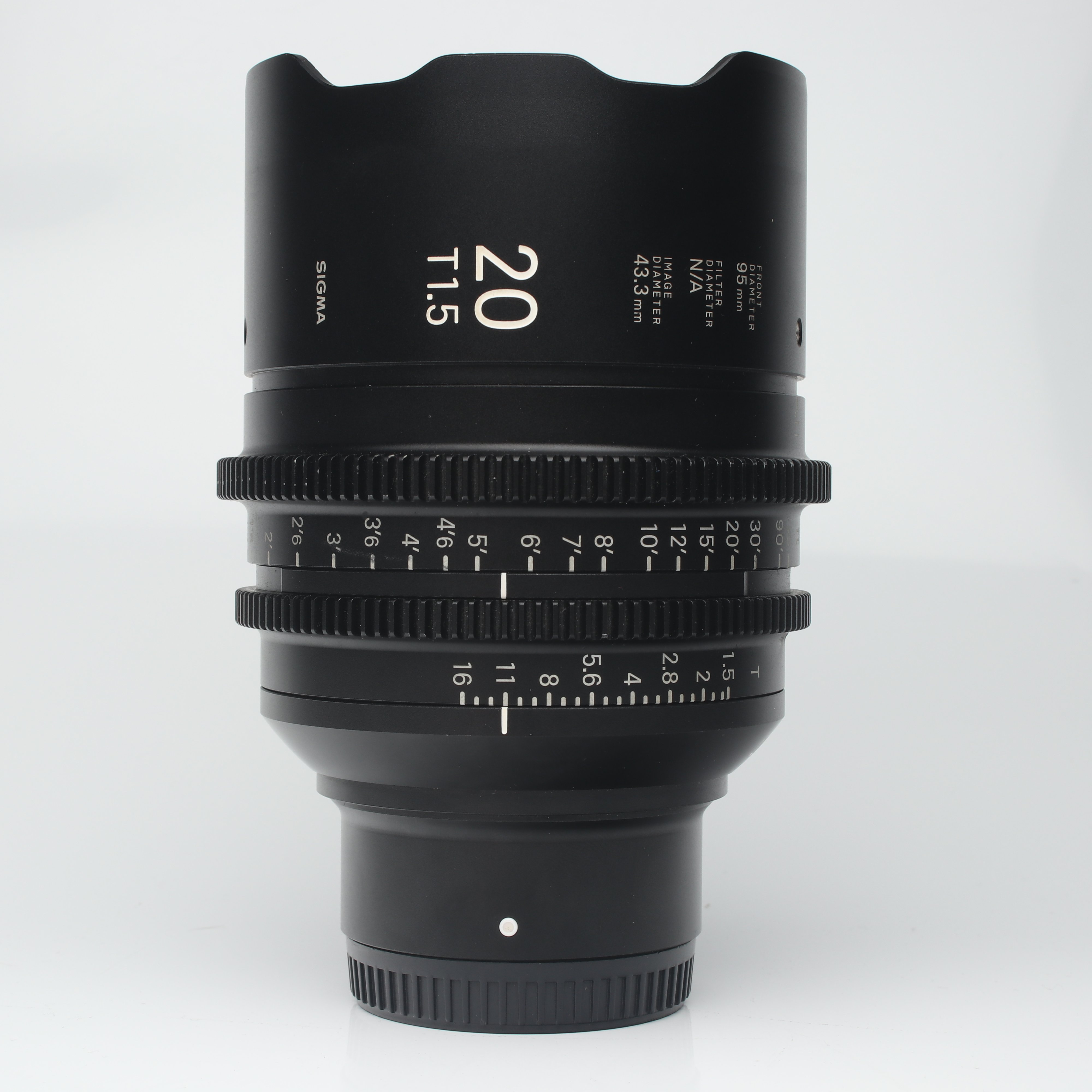 USED Sigma Cine 20mm T1.5 FF Lens - Sony Mount