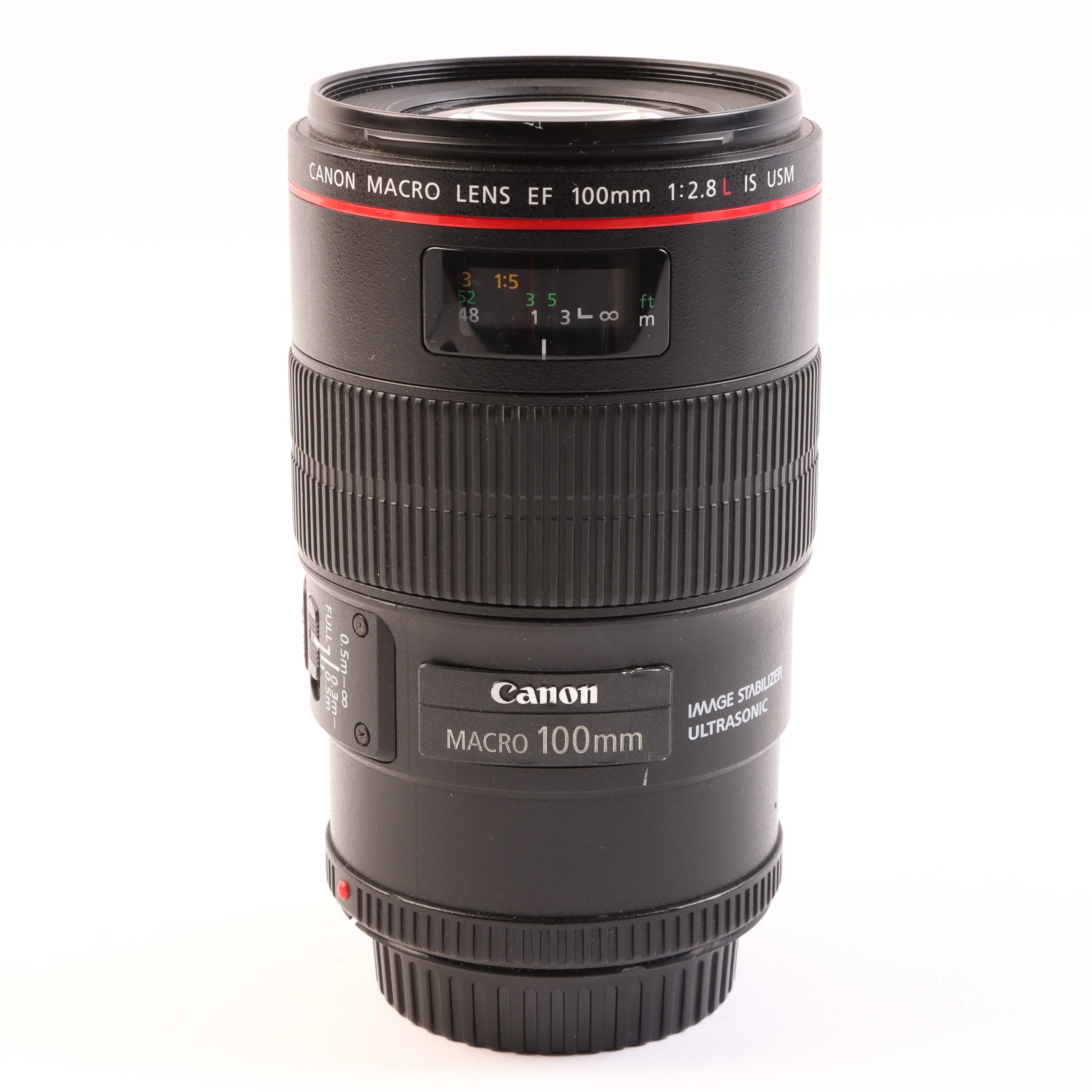 USED Canon EF 100mm f2.8L Macro IS USM Lens