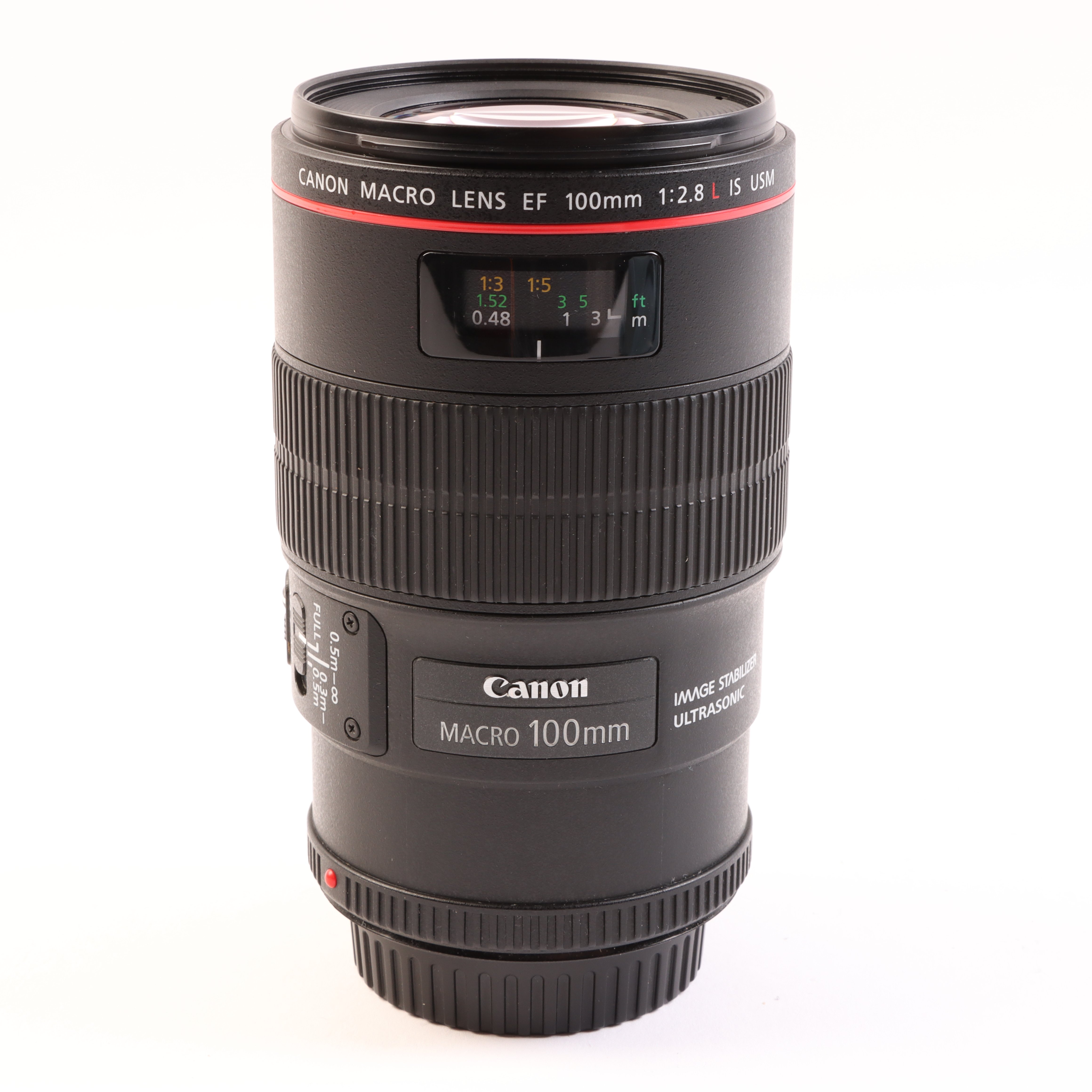USED Canon EF 100mm f2.8L Macro IS USM Lens