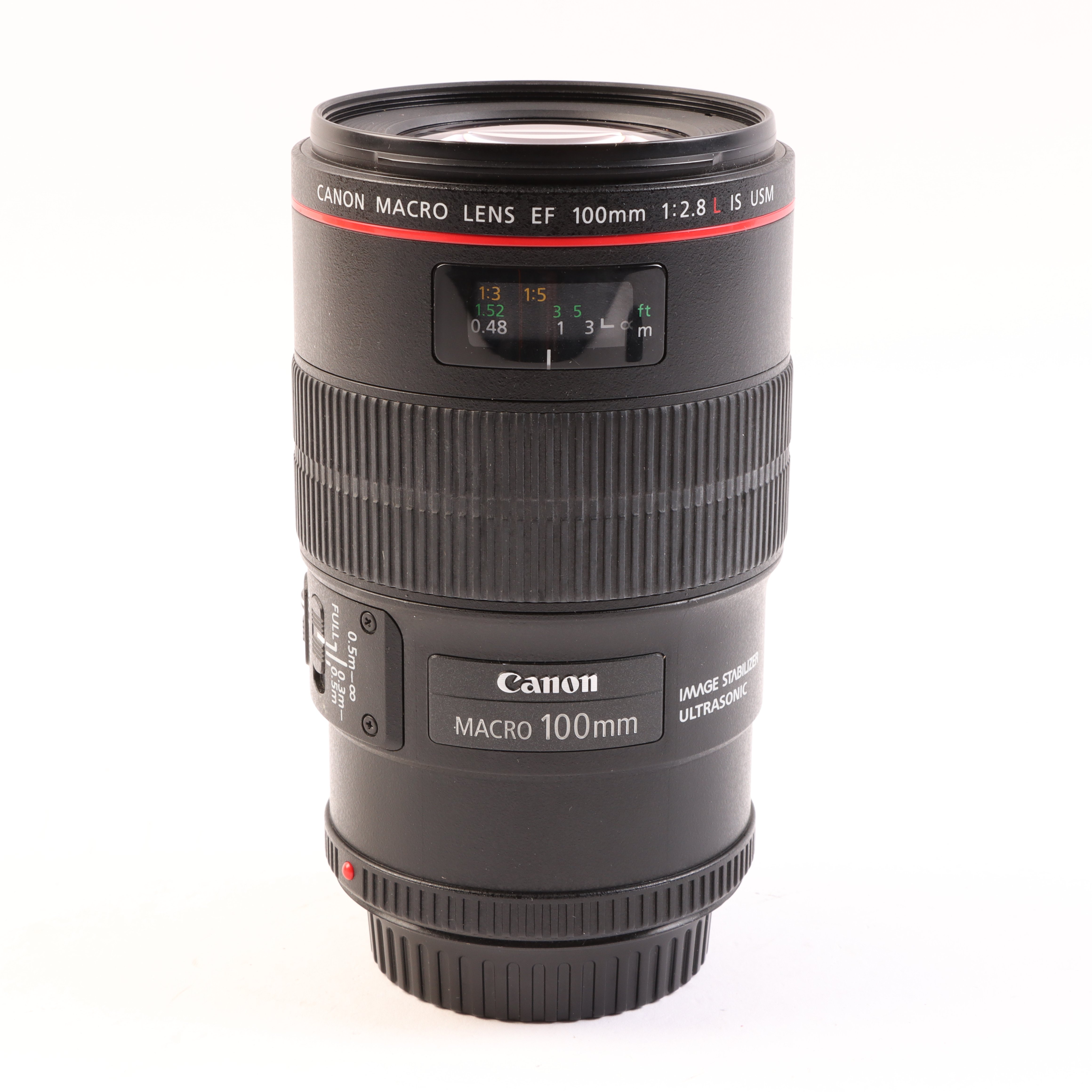 USED Canon EF 100mm f2.8L Macro IS USM Lens