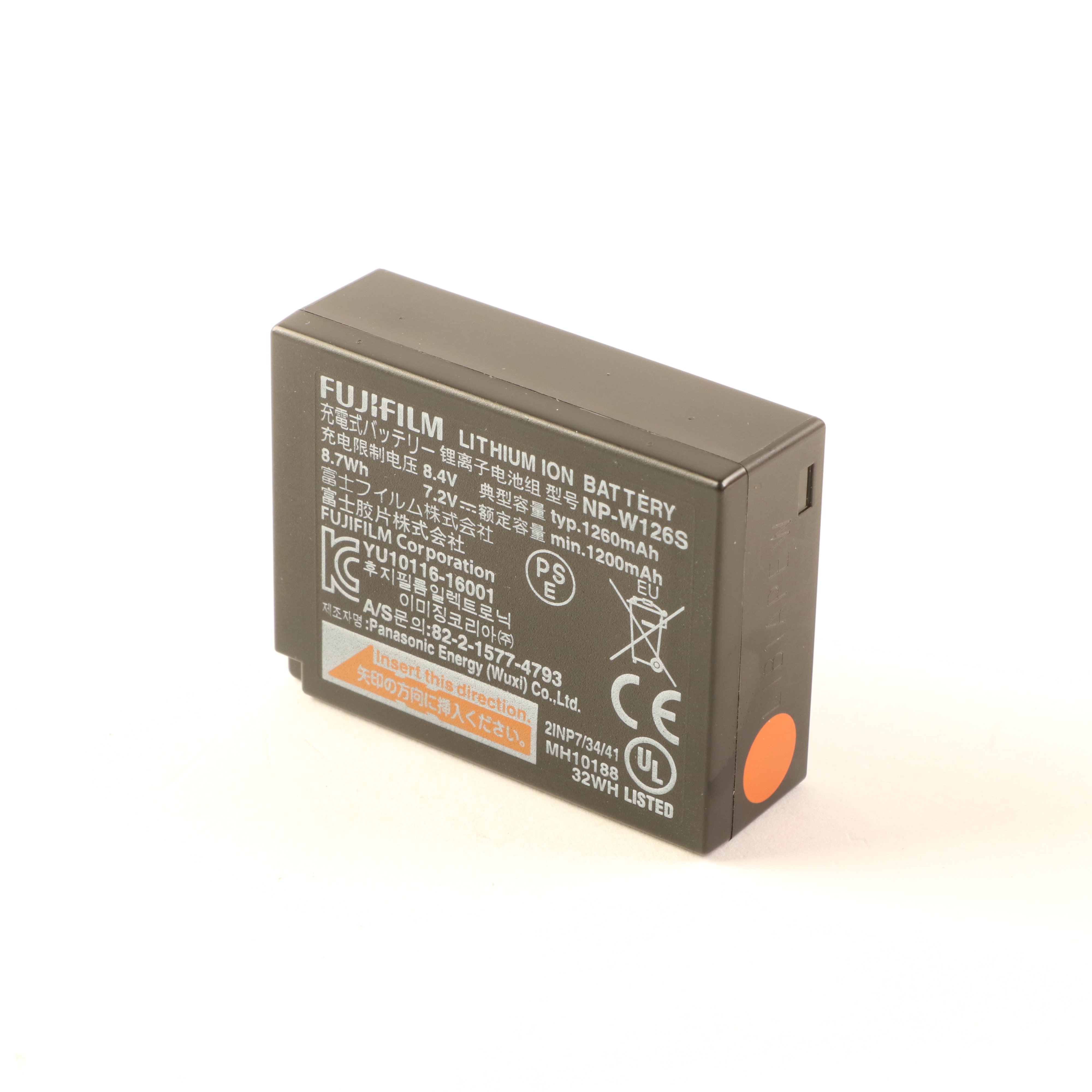 USED Fujifilm NP-W126S Rechargeable Battery