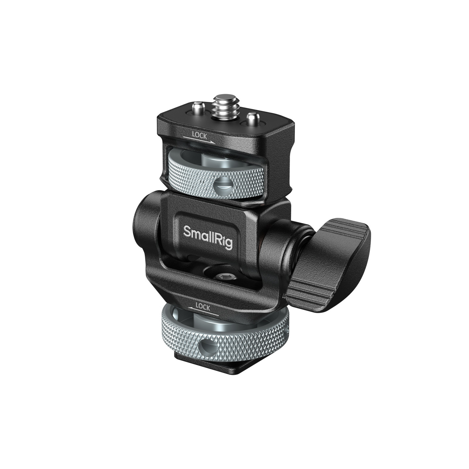 Monitor Support for Horizontal & Vertical Shooting with Cold Shoe Mount
