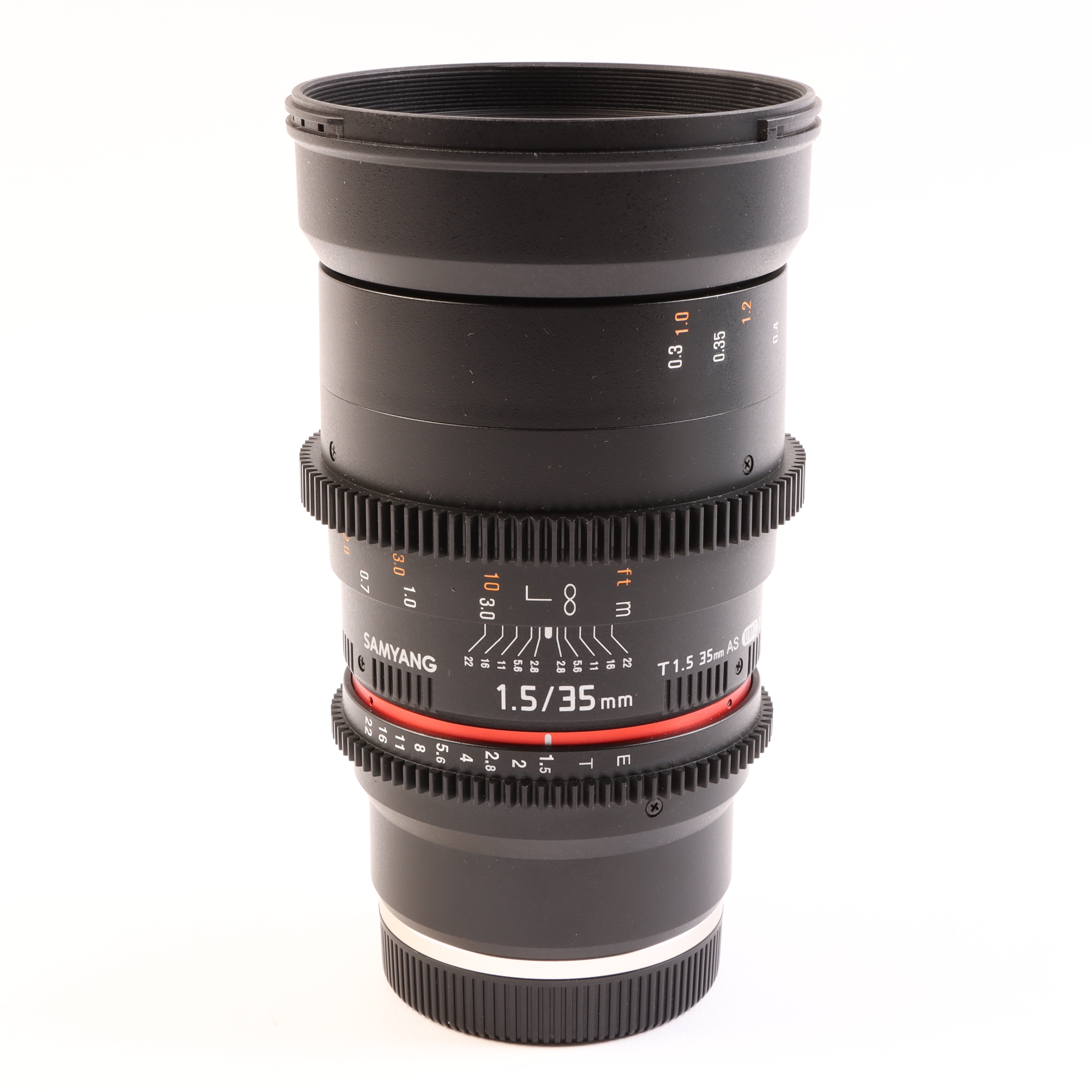 USED Samyang 35mm T1.5 AS UMC II Video Lens - Sony FE Mount