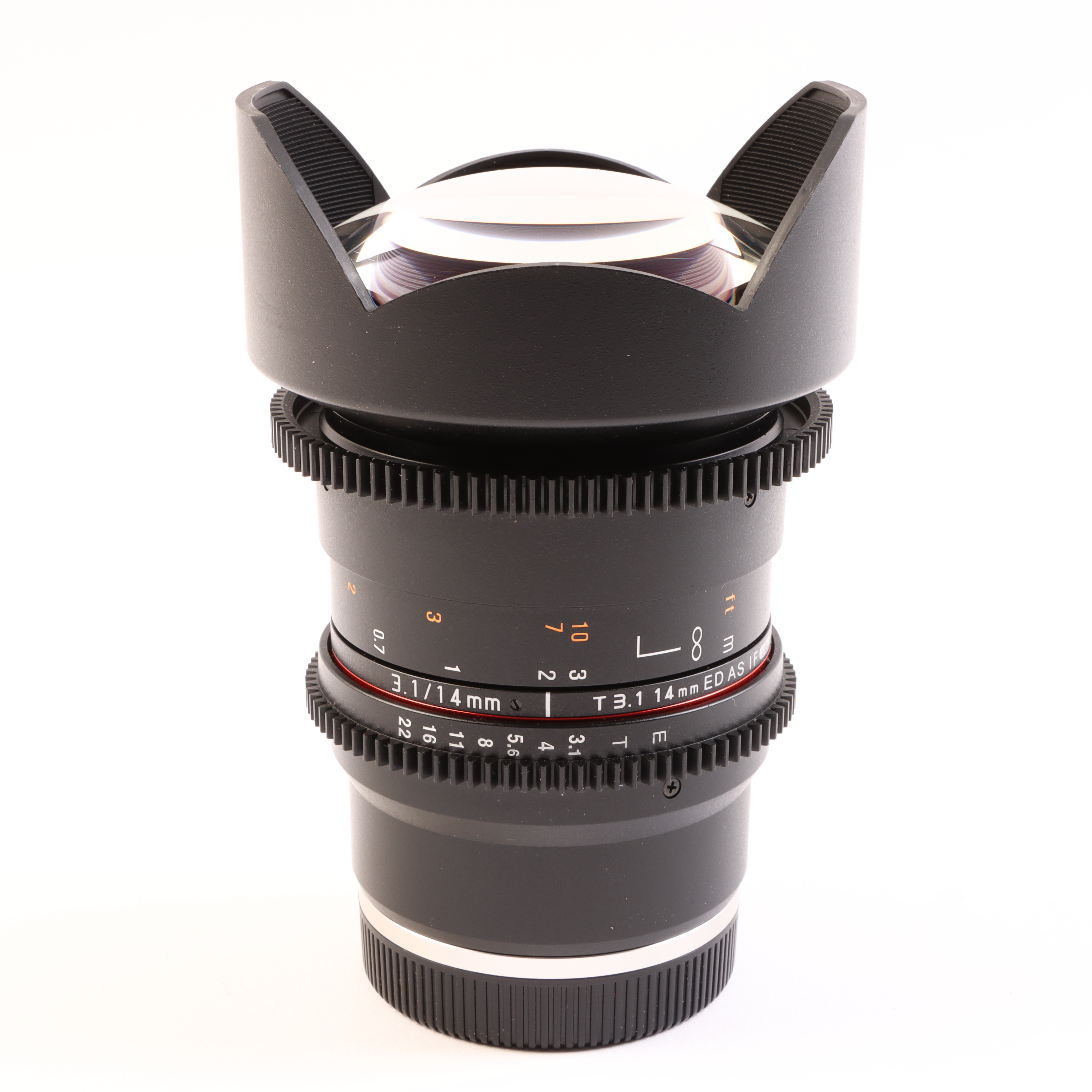 USED Samyang 14mm T3.1 ED AS IF UMC II Video Lens - Sony FE Mount