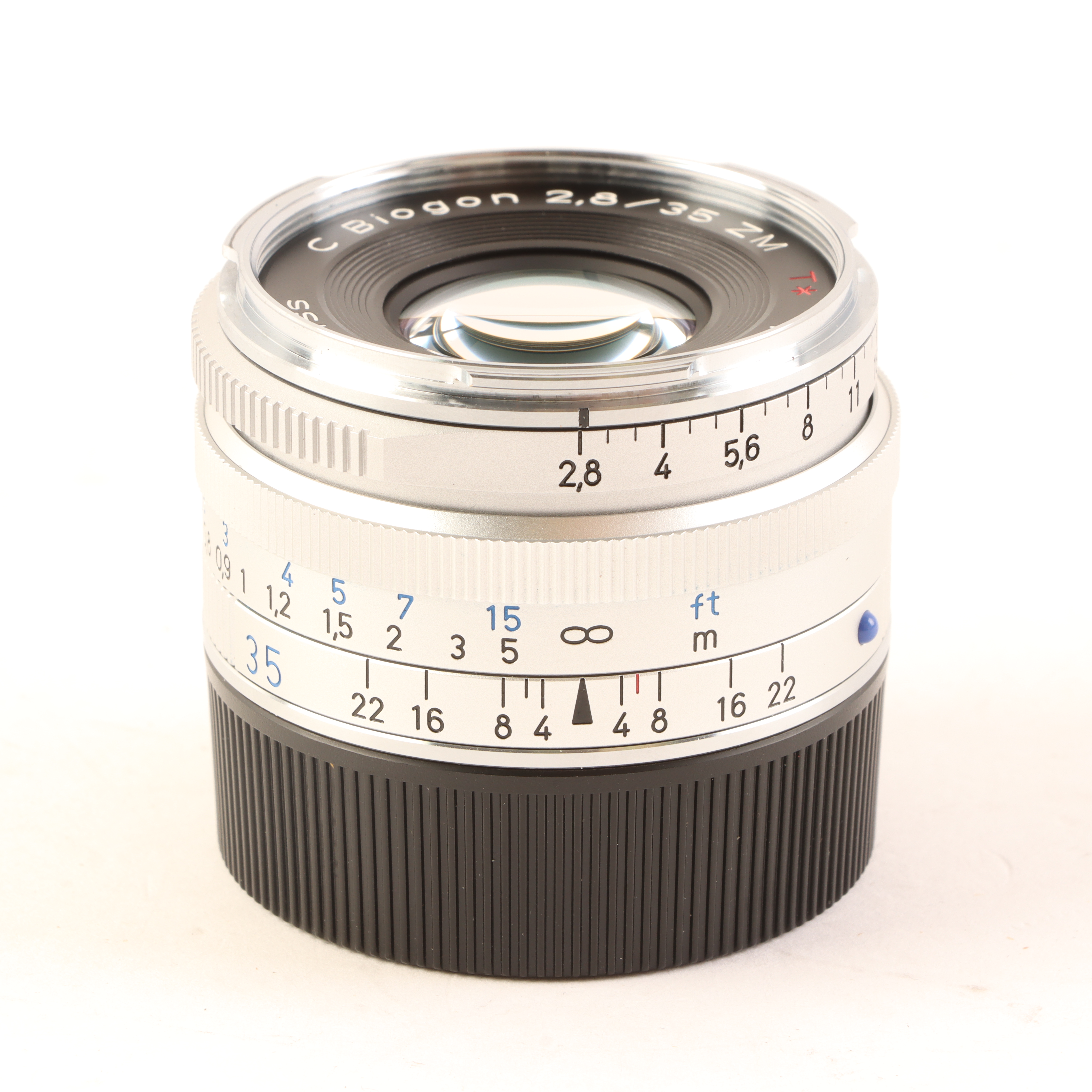 USED Zeiss 35mm f2.8 T* C Biogon ZM Silver Lens - Leica Fit