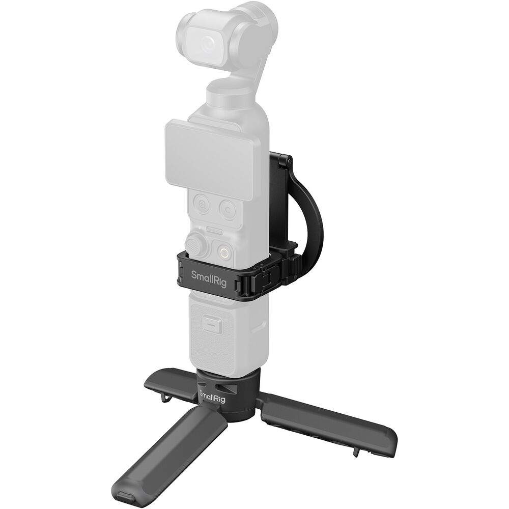 SmallRig Lightweight Vlog Cage Kit for DJI Osmo Pocket 3, 4, and 4P with Tripod and Magnetic Phone Support