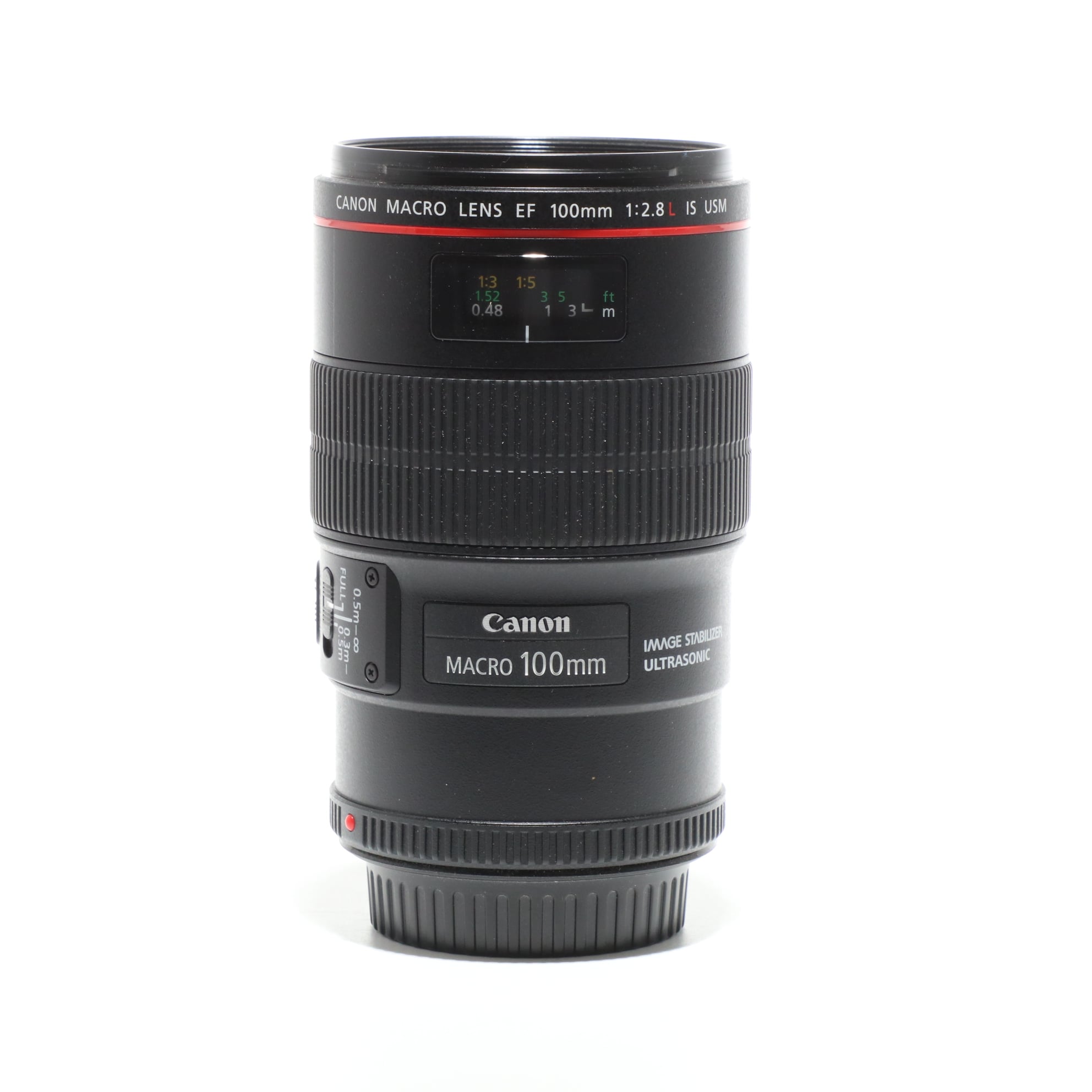USED Canon EF 100mm f2.8L Macro IS USM Lens