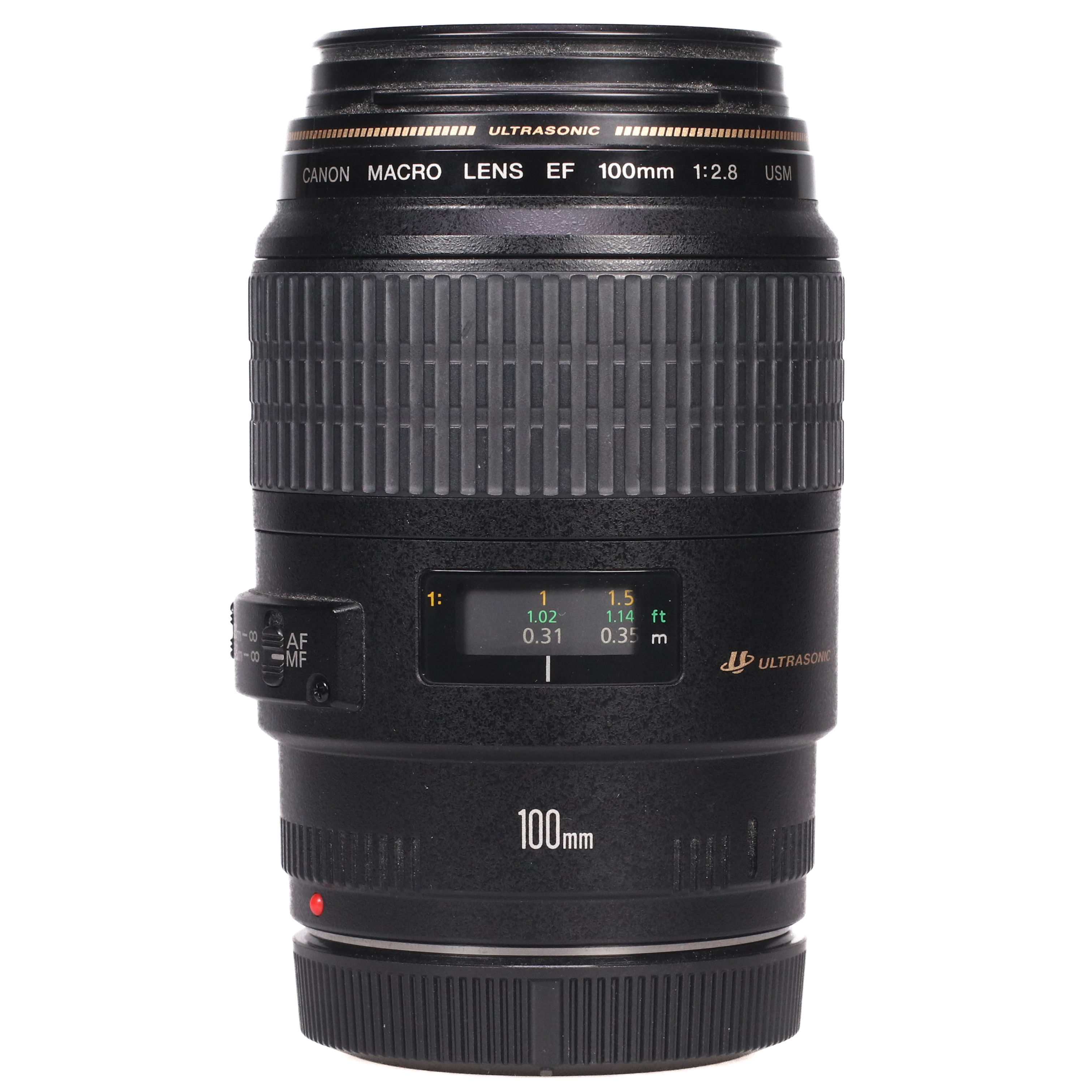 USED Canon EF 100mm F2.8 Macro Lens