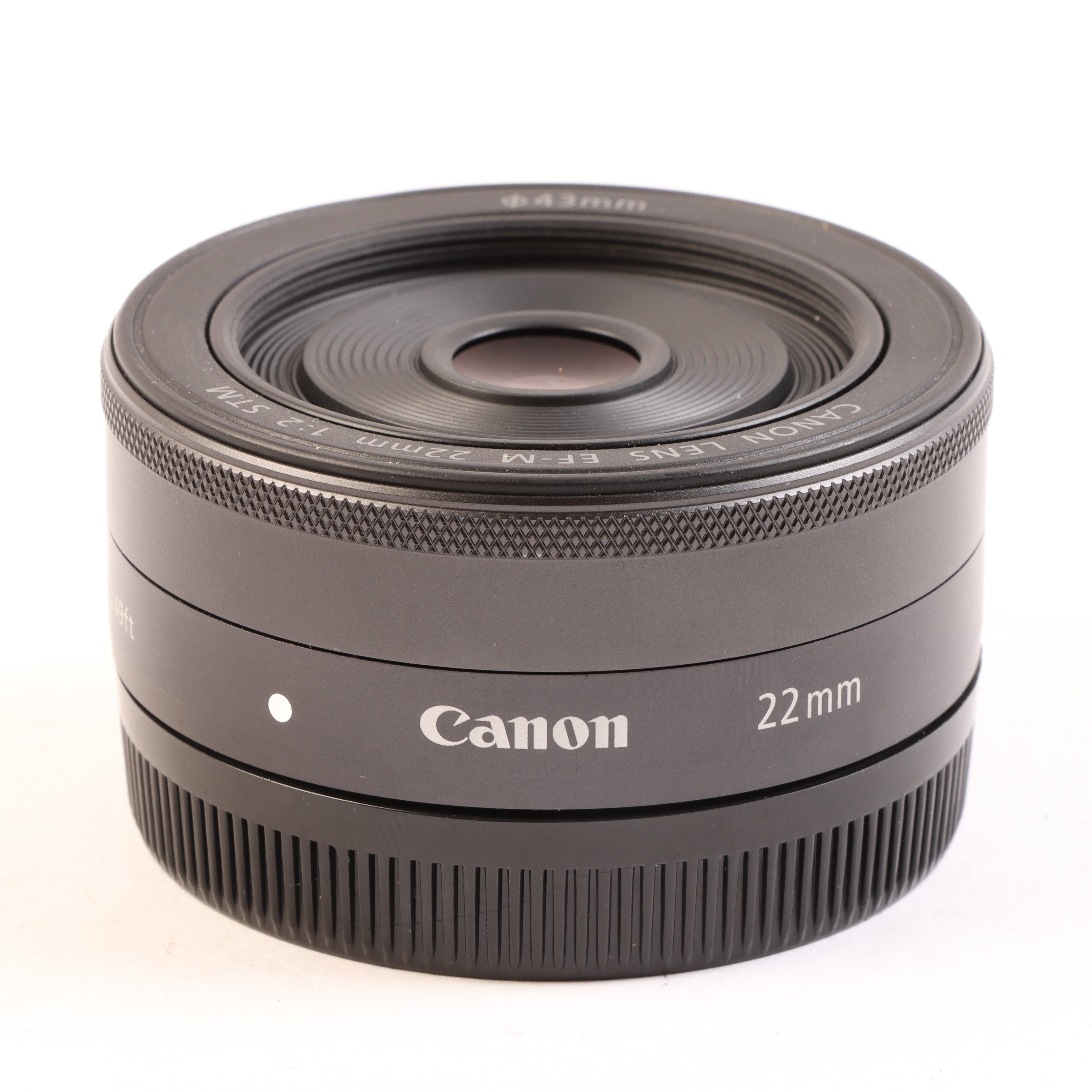 USED Canon EF-M 22mm f2 STM Pancake M-Mount Lens