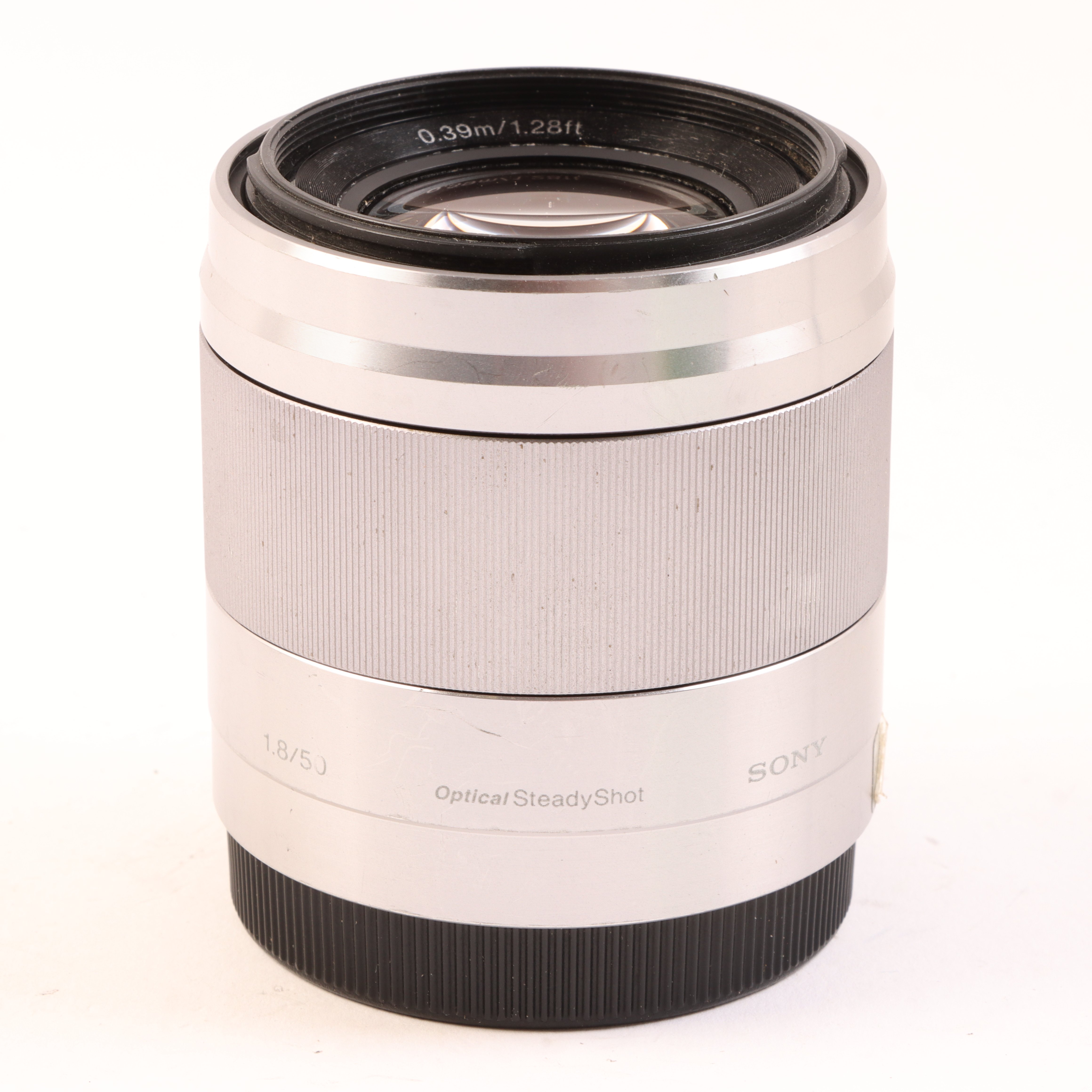 USED Sony E 50mm F1.8 OSS Lens Silver