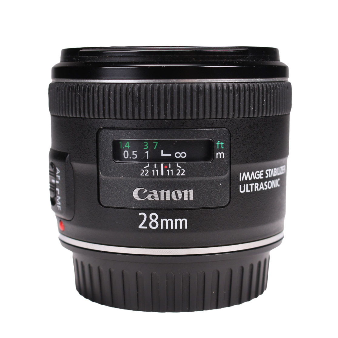 USED Canon EF 28mm f2.8 IS USM Lens