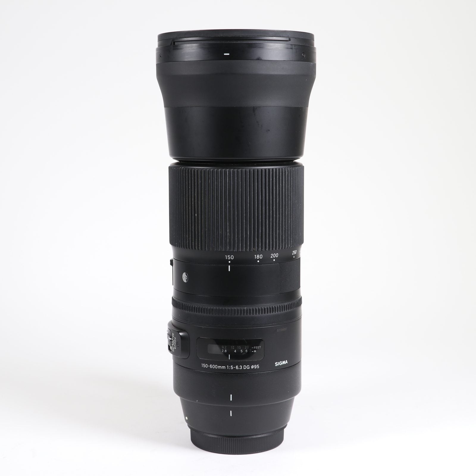 USED Sigma 150-600mm f5-6.3 Contemporary DG OS HSM Lens for Canon EF