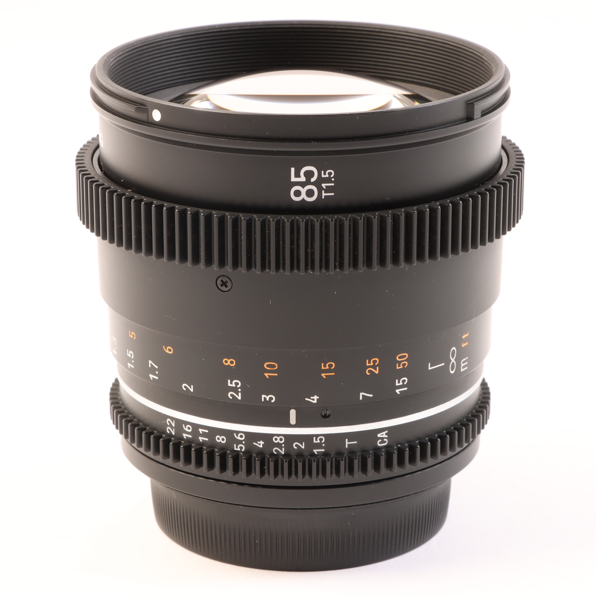 USED Samyang VDSLR 85mm T1.5 MK2 Lens for Canon EF