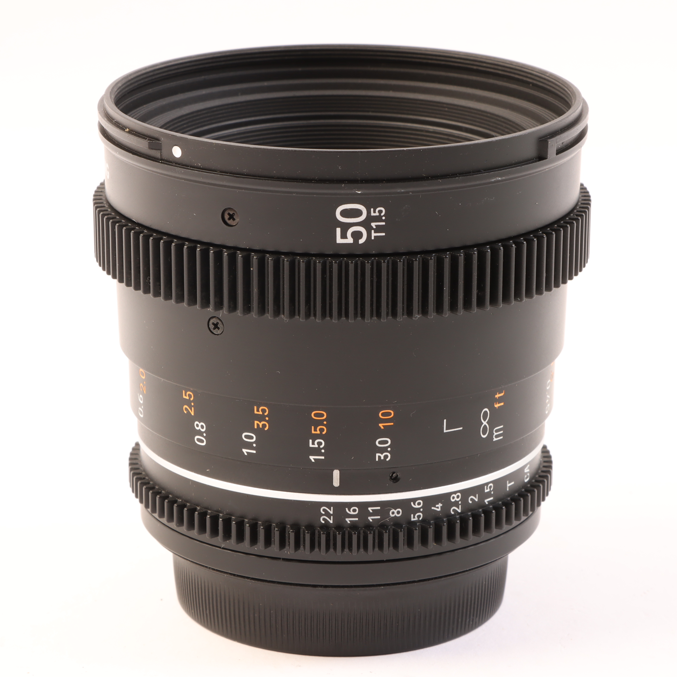 USED Samyang VDSLR 50mm T1.5 MK2 Lens for Canon EF
