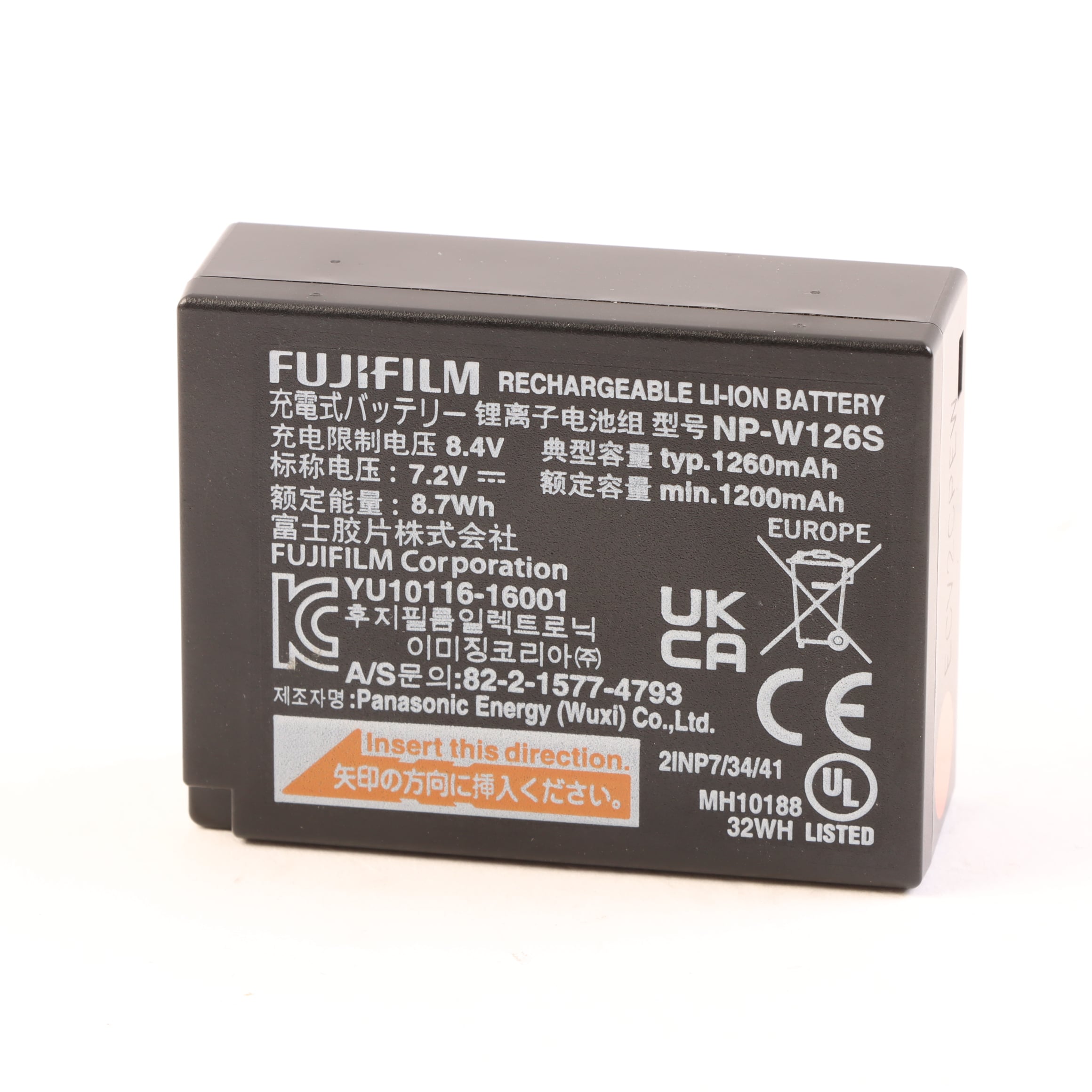 USED Fujifilm NP-W126S Rechargeable Battery | Wex Photo Video
