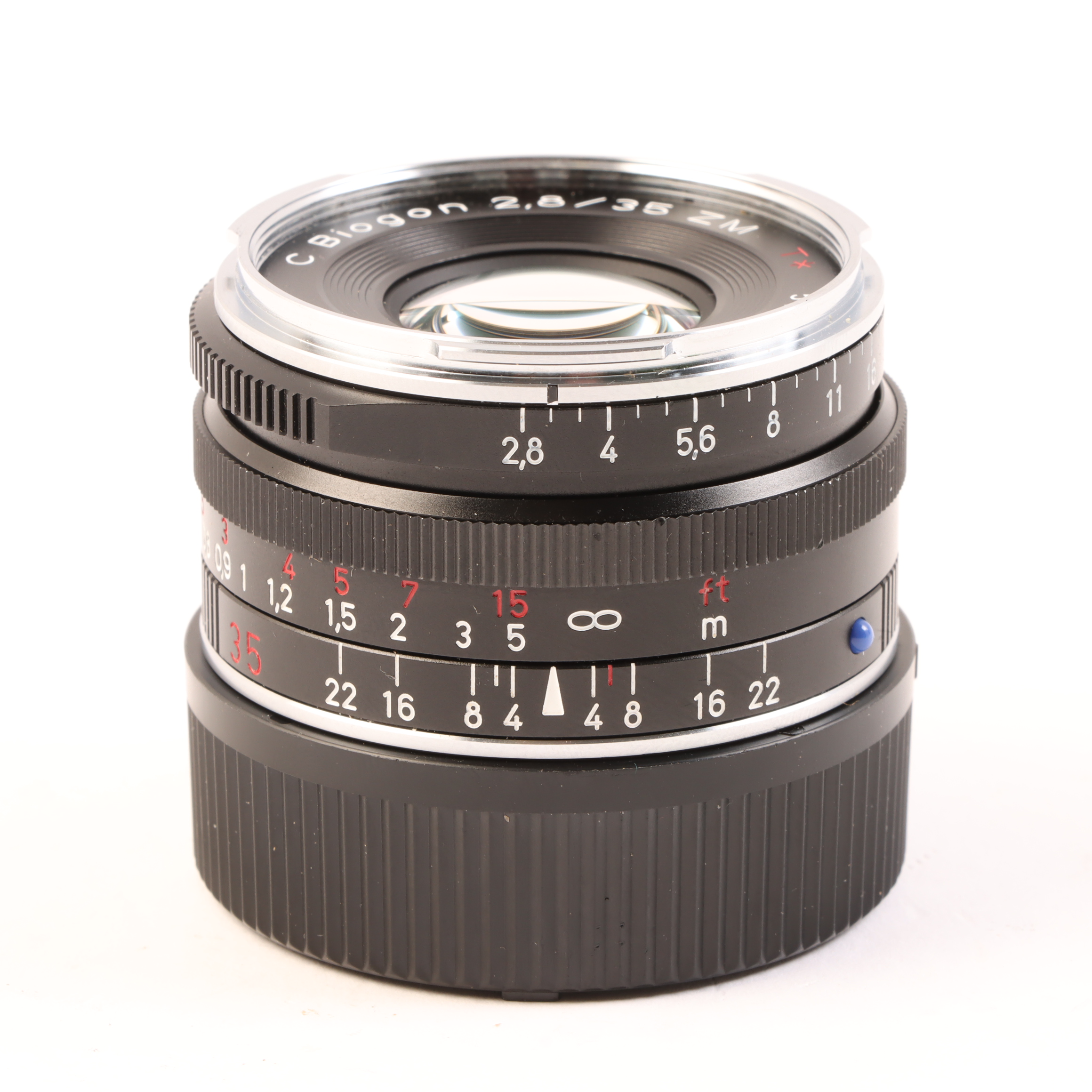 USED Zeiss 35mm f2.8 C Biogon T* ZM Lens for Leica M - Black