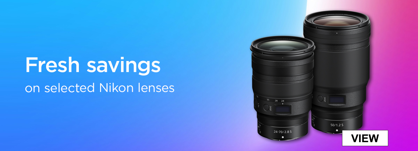Fresh savings on selected Nikon lenses